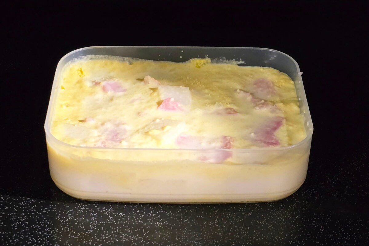 コーンスープでとろける餅・レンチン