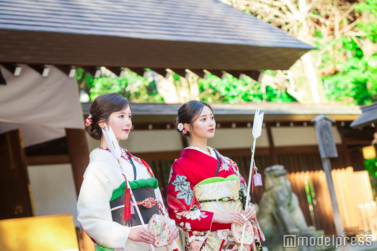 筒井あやめ、井上和／乃木坂46成人式（C）モデルプレス