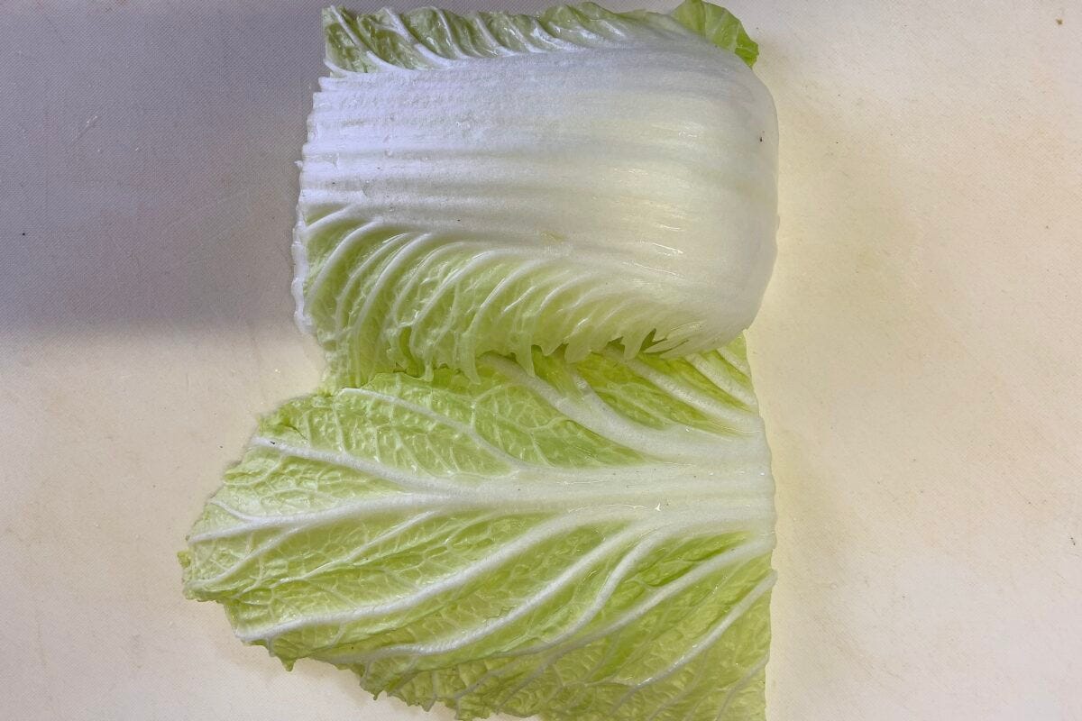 家事ヤロウ「木村拓哉のきのこ入りつくねと白菜の重ね蒸し」