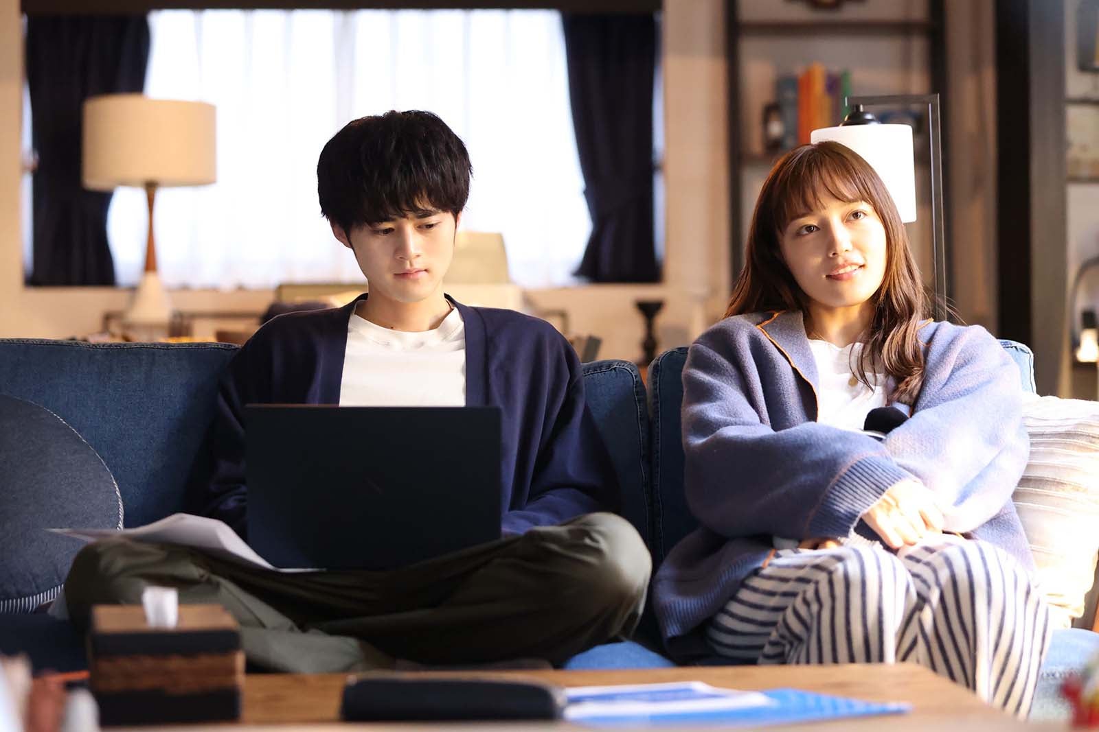 鈴鹿央士、川口春奈／「silent」第5話より（C）フジテレビ