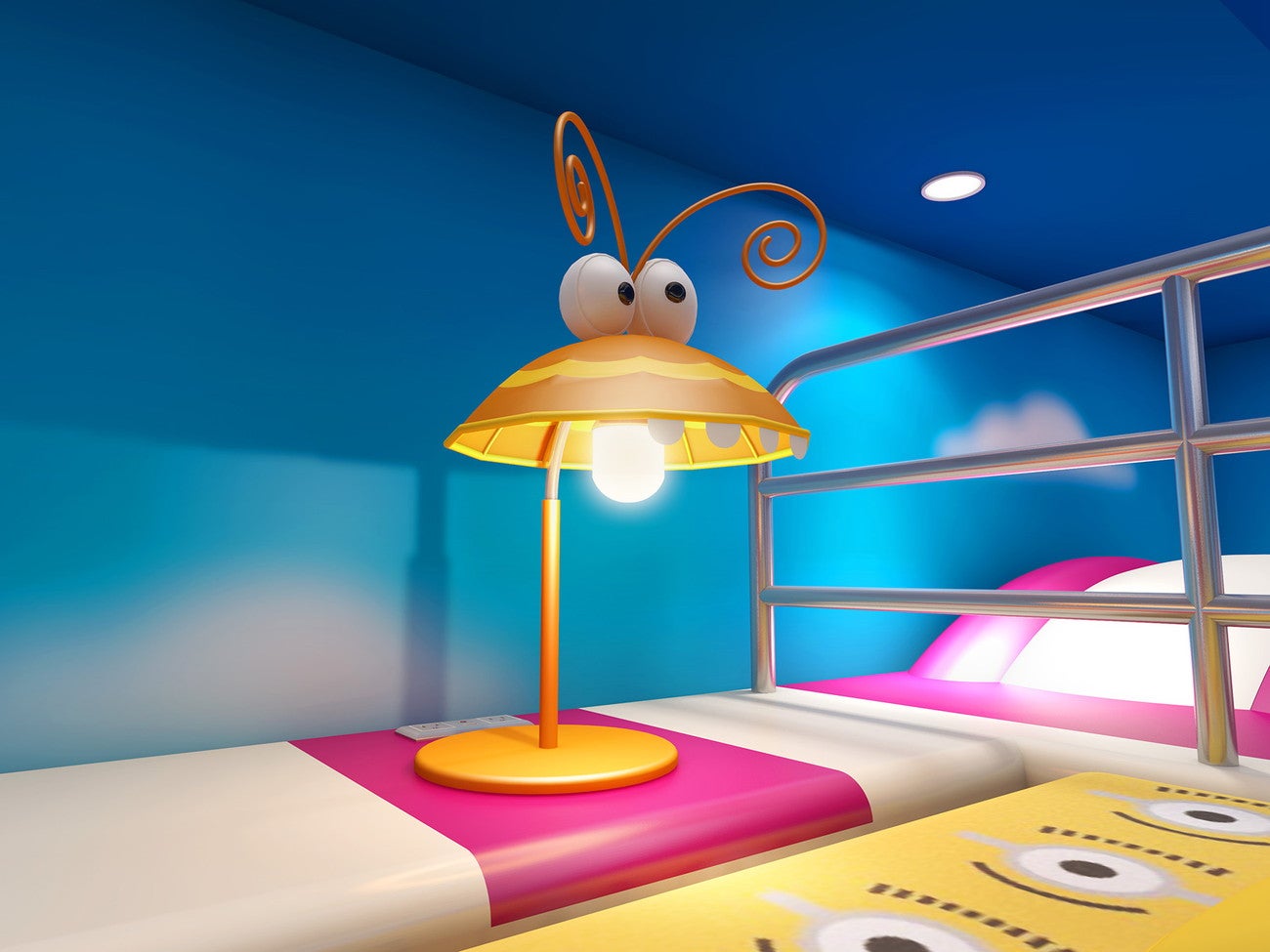 「ミニオンルーム 3 ～ 思い出の遊園地『スーパー・シリー・ファンランド』～」イメージ（提供画像）