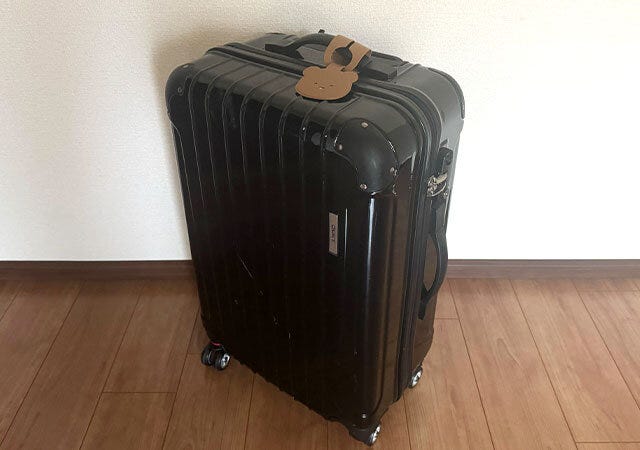 トラベルネームタグ（クマ）　使用例