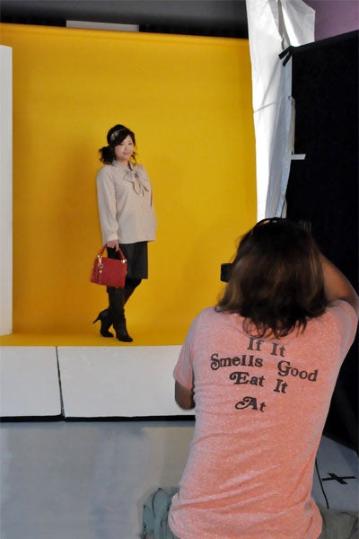 「steady.」撮影に臨む馬場園梓