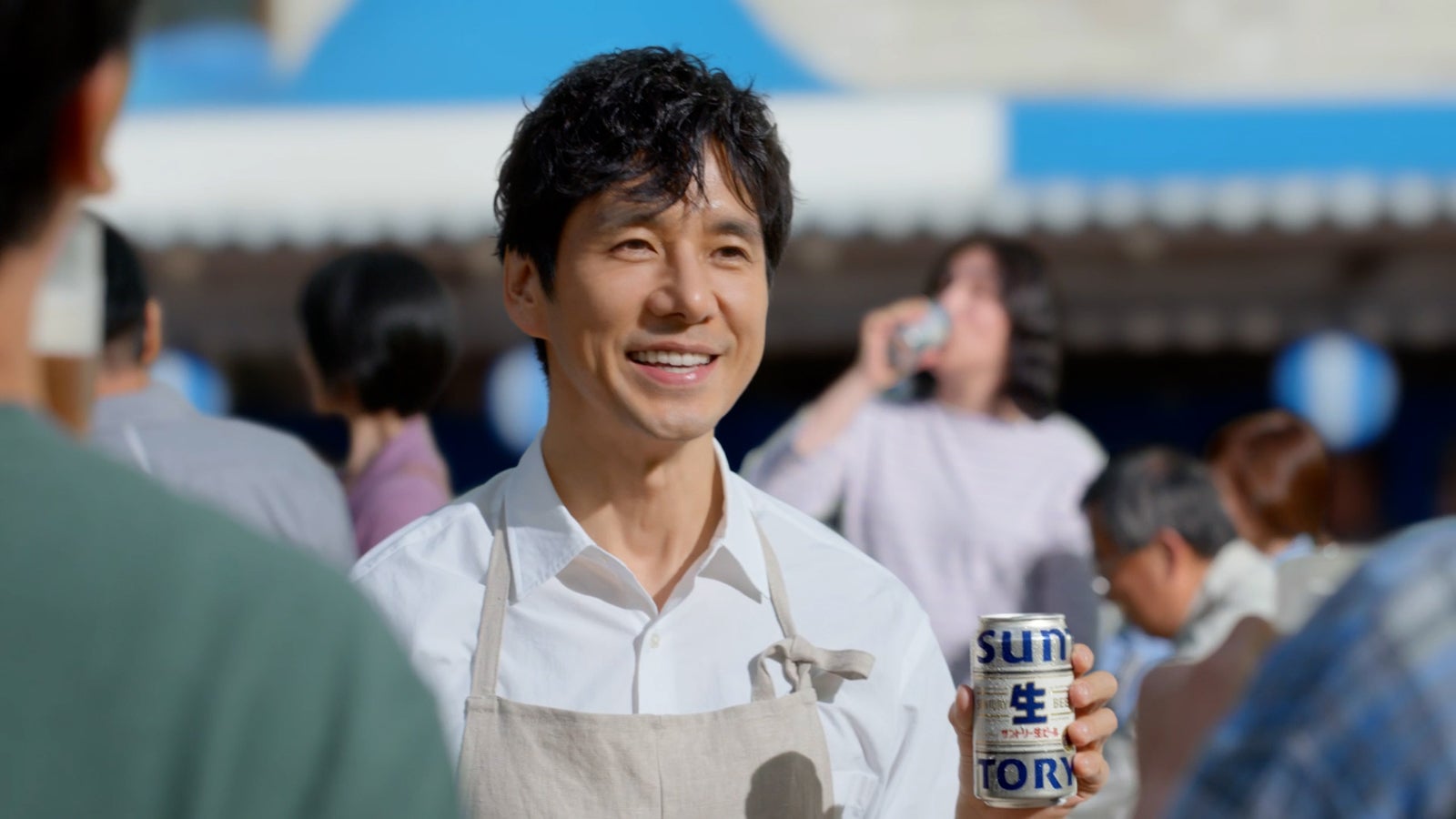 西島秀俊／新TVCM「生奉行」篇より（提供写真）