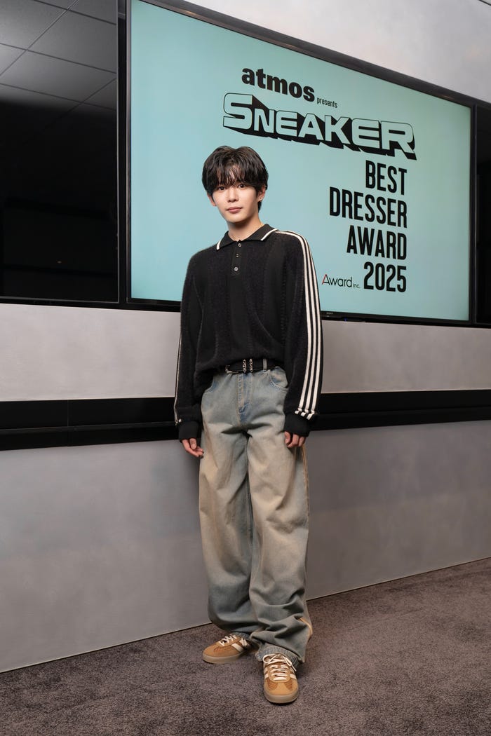 長尾謙杜(C)atmos presents SNEAKER BEST DRESSER AWARD 2025