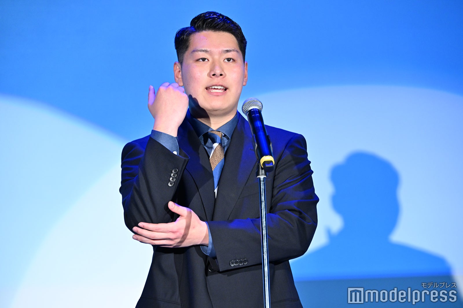 西中蓮さん／「第3回学生アナウンス大賞」スピーチの様子 （C）モデルプレス