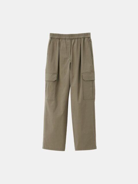 ハイストレッチリネンカーゴパンツ 2025夏PLSTレディースハイストレッチリネンカーゴパンツ