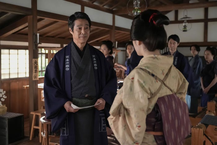 堤真一、高石あかり「ばけばけ」第7話(C)NHK