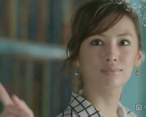 北川景子の美貌にうっとり スタッフもため息