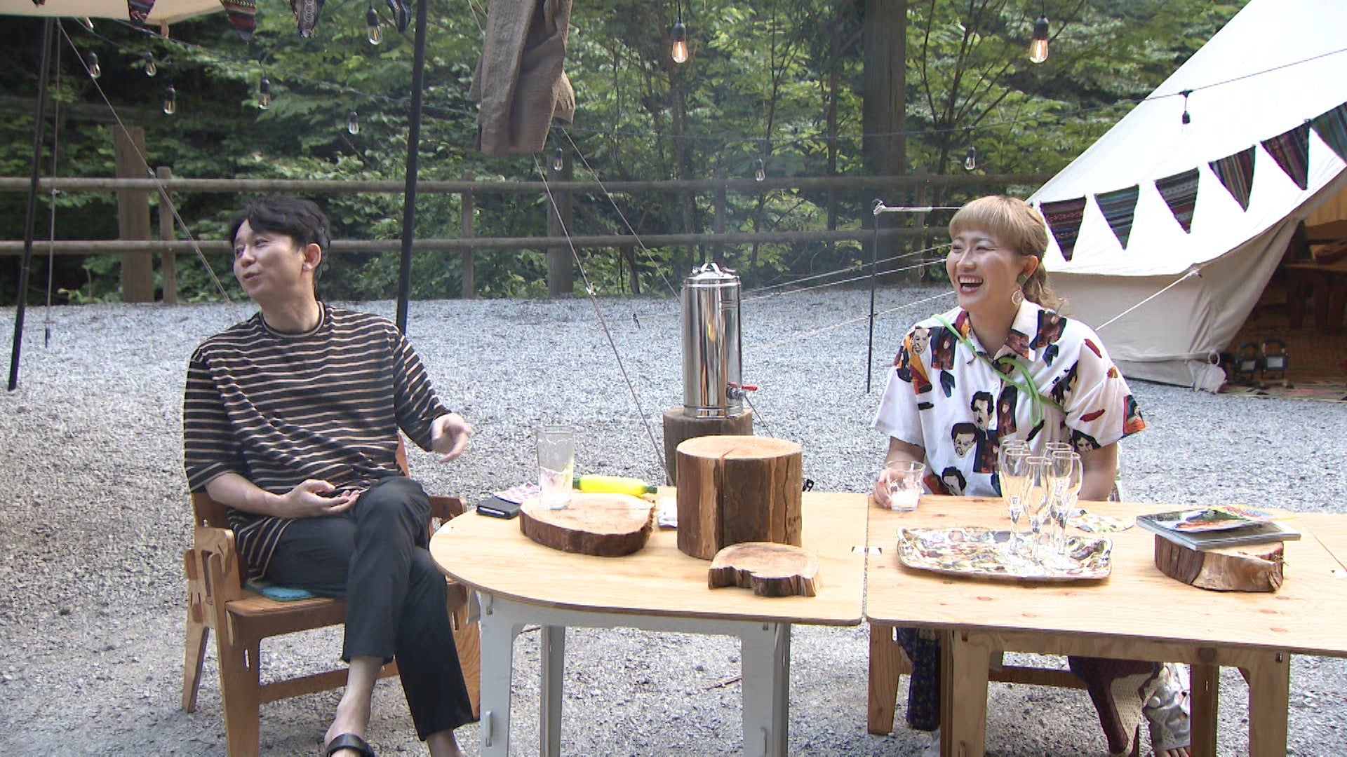 有吉弘行、丸山桂里奈 （C）フジテレビ