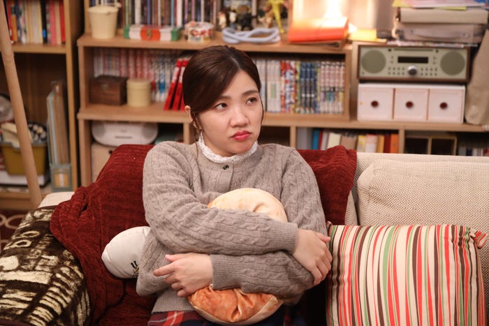 福田麻貴「婚活1000本ノック」第7話より(C)フジテレビ