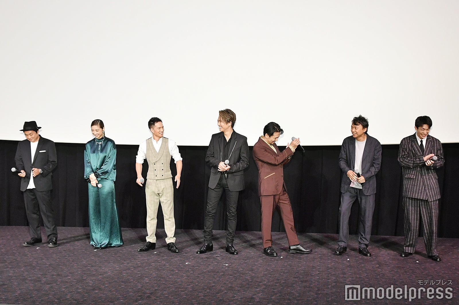 渡辺啓監督、 坂東希、市原隼人、TAKAHIRO、岡田義徳、相島一之、前田公輝 （C）モデルプレス