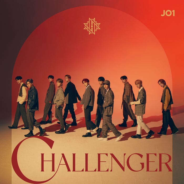 JO1「CHALLENGER」初回限定盤B (C)LAPONE ENTERTAINMENT