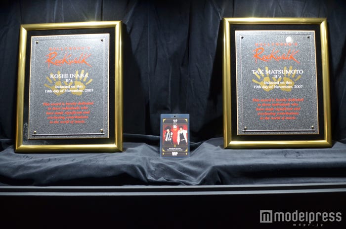 Hollywood’s RockWalk受賞時の盾(C)モデルプレス