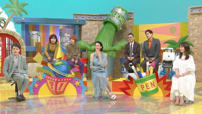 ウエンツ瑛士、尼神インター、冨永愛、きつね、トリンドル玲奈(C)日本テレビ