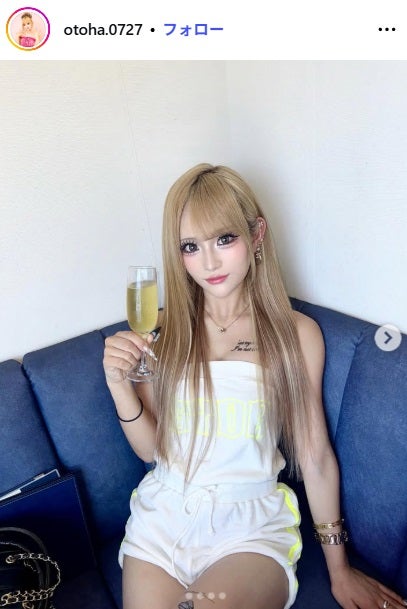 「今日好き」倉八音羽、太もも＆腕にボディジュエリー「スタイル抜群」「美脚」の声