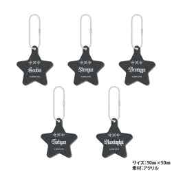 ラメ入りアクリルキーホルダー(ランダム5種)税込935円(C)BIGHIT MUSIC & HYBE. All Rights Reserved.