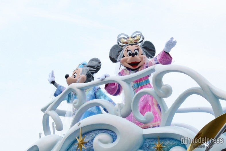 TDS「七夕グリーティング」／ミッキー、ミニー（雨天バージョン）