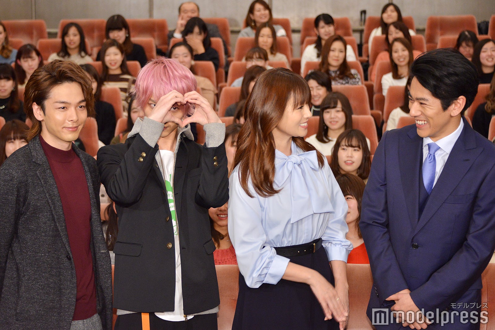 （左から）中村倫也、横浜流星、深田恭子、永山絢斗（C）モデルプレス