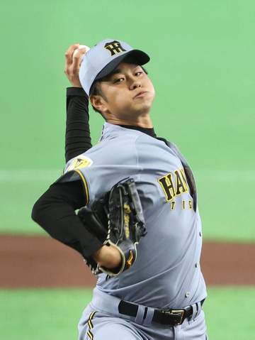 阪神、高橋の1638日ぶり完封で今季初勝利 九回のピンチしのぐ 森下がV犠飛 佐藤輝、適時打で追加点
