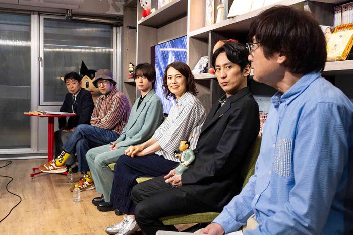 (左2番目から)ウォーリー木下氏、井上瑞稀、彩吹真央、成河、湯本裕幸氏/撮影:岡千里(提供写真)