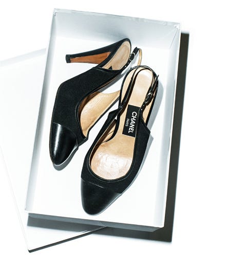 「CHANEL」ストラップパンプス(C)TOPLOG