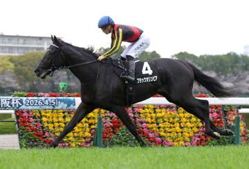 【アザレア賞】ブラックオリンピア 雨馬場関係なし！2馬身差完勝 川田「成長を感じる。このまま育ってくれれば」 今後について友道師「ダービーに近づいた」