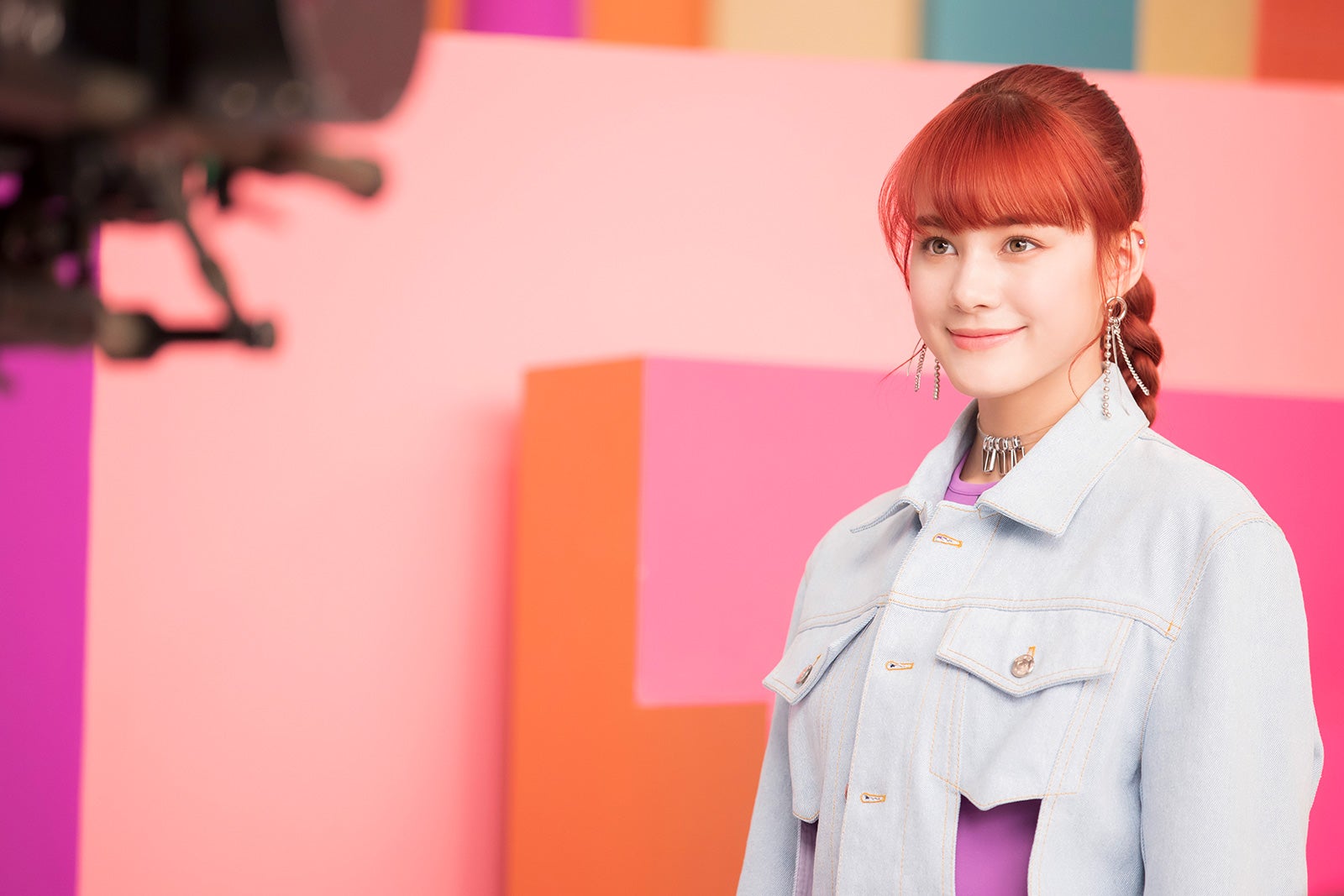 NINA／新WEBムービー「NEWフィッツダンス イヤホン」篇メイキング（提供写真）