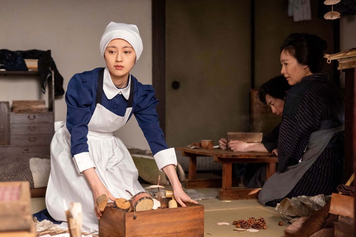 上坂樹里、前田亜季ら「風、薫る」第97話(C)NHK