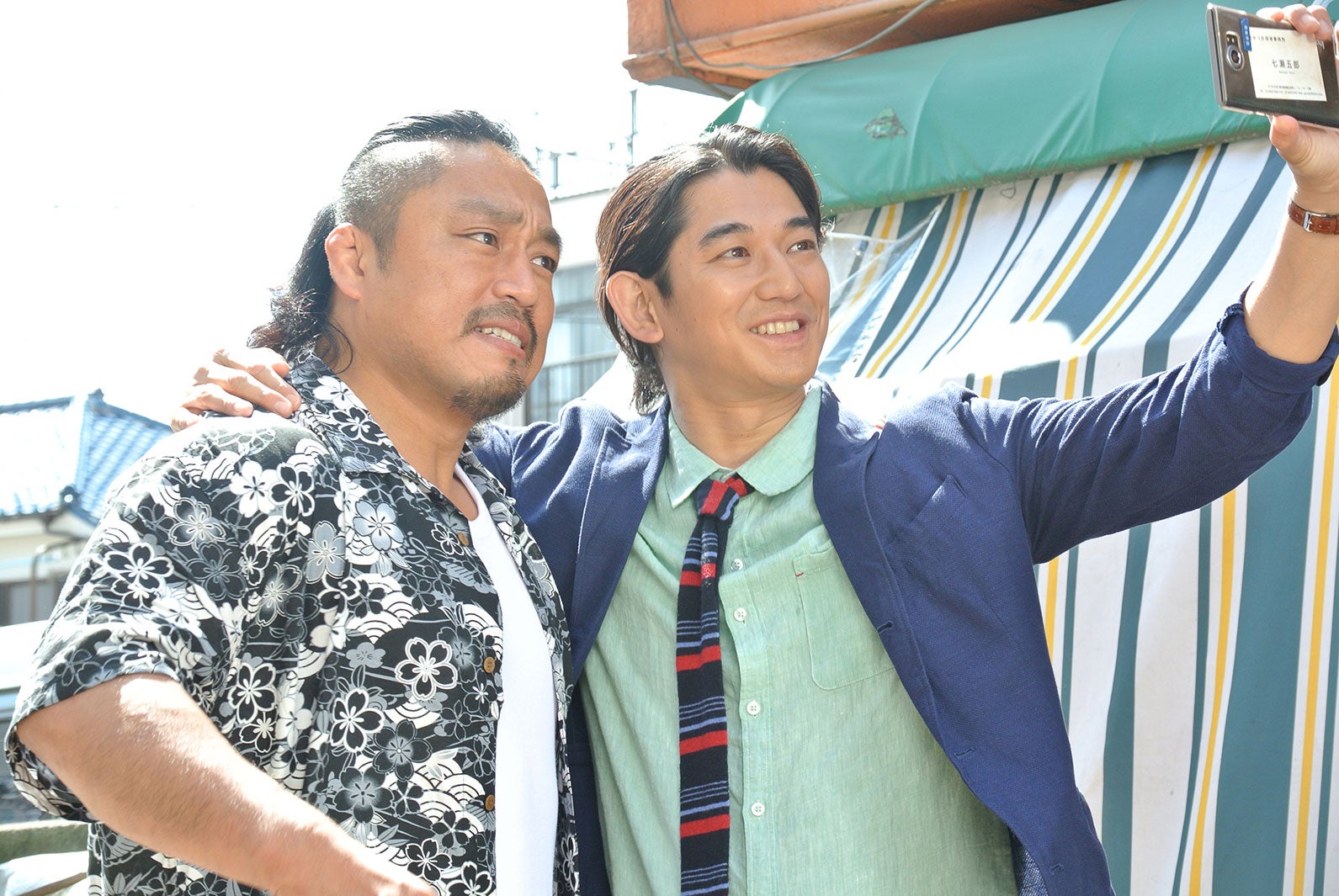 後藤洋央紀、瑛太／「ハロー張りネズミ」第9話より（C）TBS