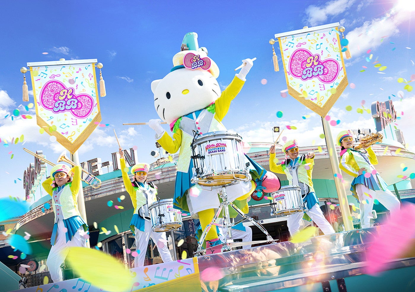 ハローキティのクリスマス・ハピネス・ウィズ・ハピネス・ブラスバンド／画像提供：ユー・エス・ジェイ