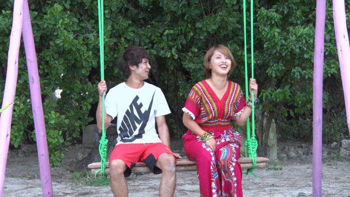 JOYくん、ハスキー「あいのり:African Journey」第22話より(C)フジテレビ