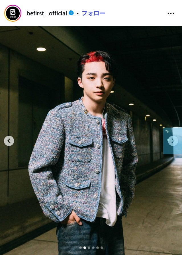 BE:FIRST公式Instagramより