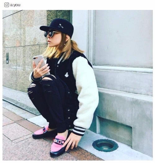 イメチェン前の浜崎あゆみ／Instagramより