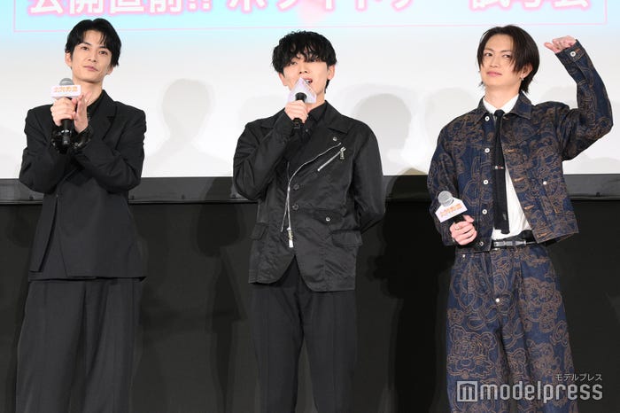 渡邊圭祐、宮世琉弥、綱啓永(C)モデルプレス
