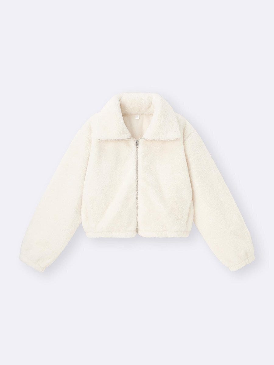 GUのフラッフィーブルゾン