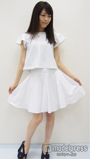 ストライプコットンセットアップ「Marblee」14,904円(税込)