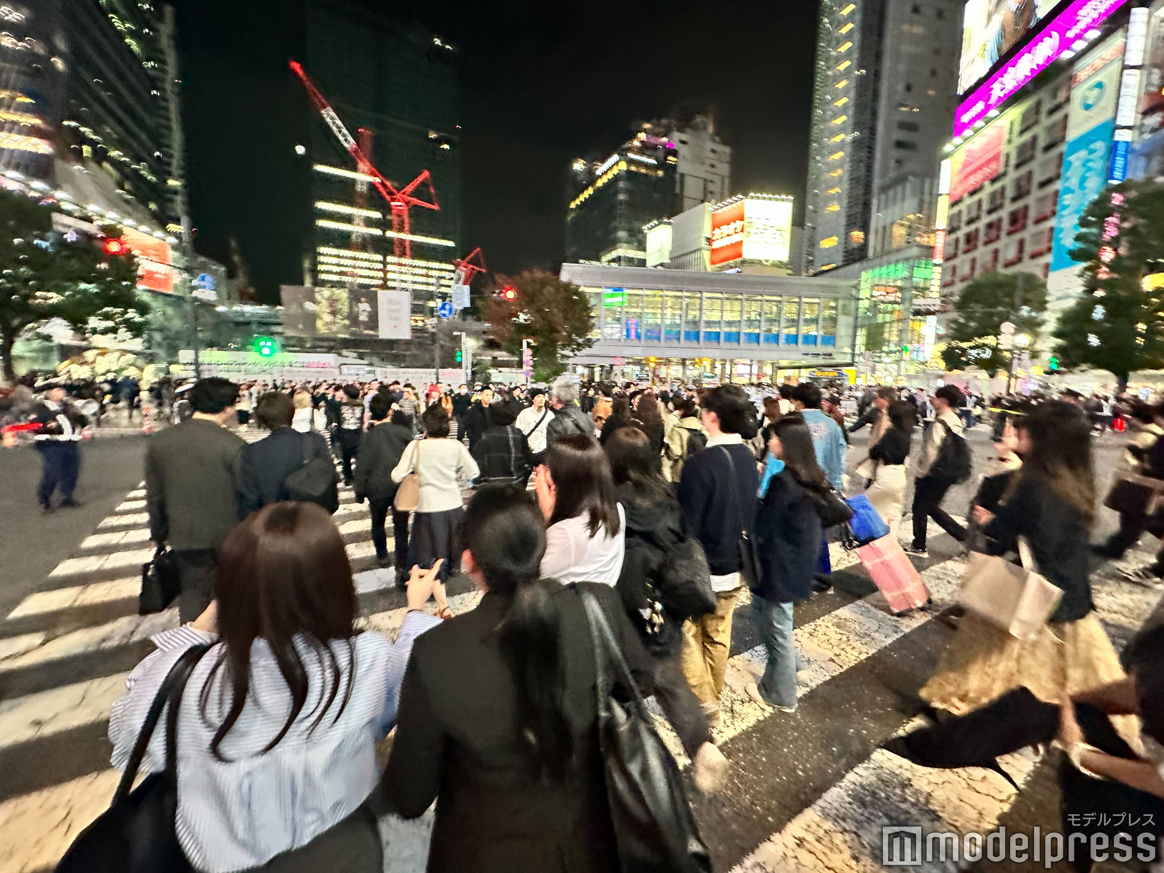 渋谷の様子（C）モデルプレス