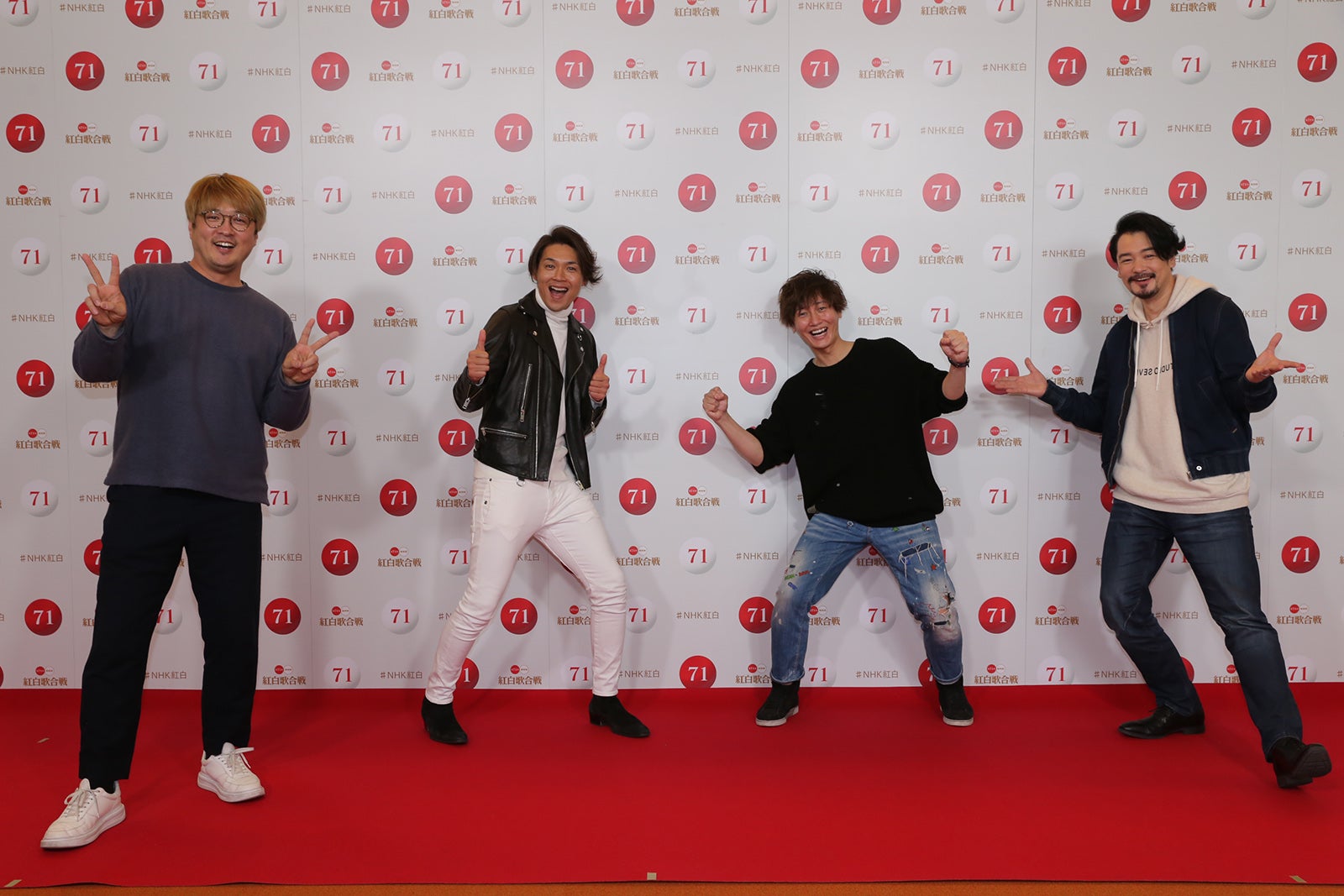 純烈、ファンに感謝「応援のおかげでこの舞台に立てている」＜紅白リハ1日目＞