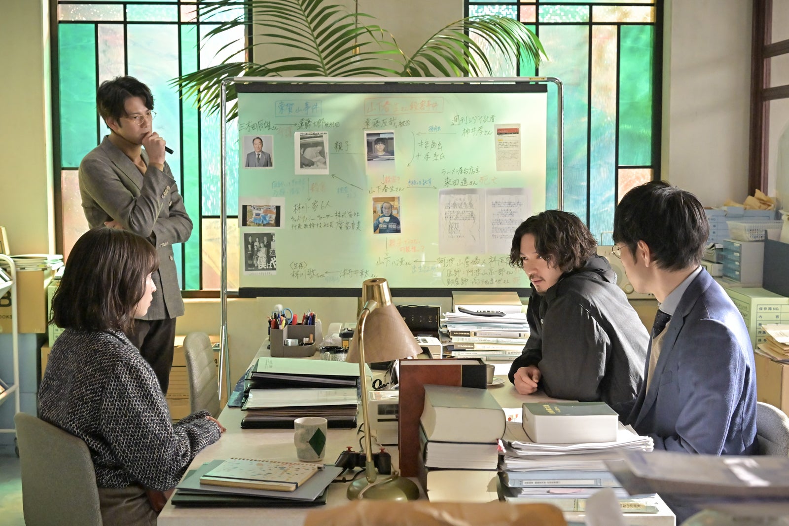 広瀬すず、森崎ウィン、磯村勇斗、松山ケンイチ「クジャクのダンス、誰が見た？」第9話（C）TBS