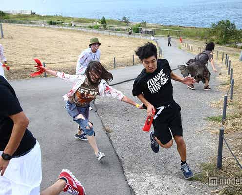 ゾンビから逃げ惑う「ゾンビラン」開催、ゴール後は野外DJパーティも