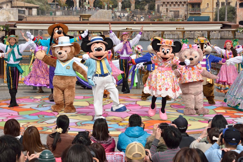 東京ディズニーシーで「ミッキーとダッフィーのスプリングヴォヤッジ」／（C）Disney