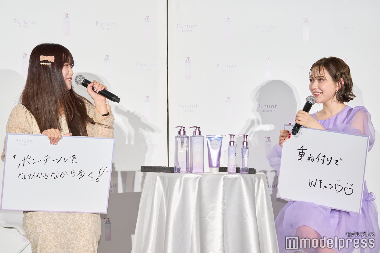 水上凜巳花とトークを展開（C）モデルプレス