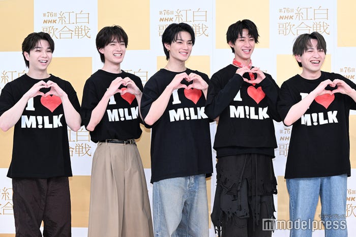 塩崎太智、山中柔太朗、佐野勇斗、曽野舜太、吉田仁人/M!LK(C)モデルプレス