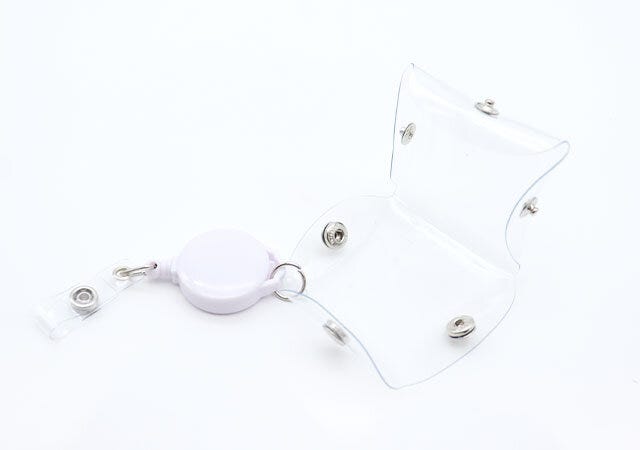 PVCリール付ストラップポーチ6×6cm　仕様