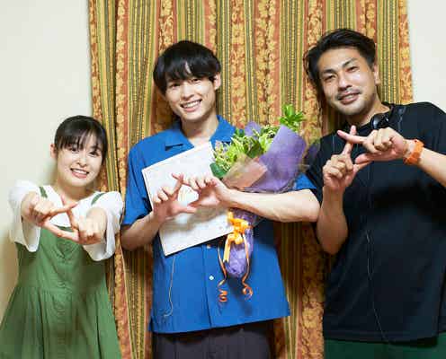 SixTONES松村北斗&森七菜「ライアー×ライアー」笑顔でクランクアップ メイキング・オフショット公開