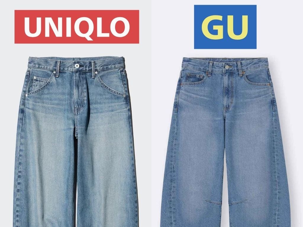 【ユニクロのバギーカーブ】or【GUのバレルレッグ】で悩む、、 → 自分に合う1本の「選び方」