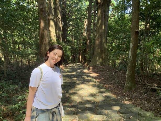 元宝塚トップスター壮一帆が熊野古道を巡る 入浴できる世界遺産 も 旅サラダ モデルプレス