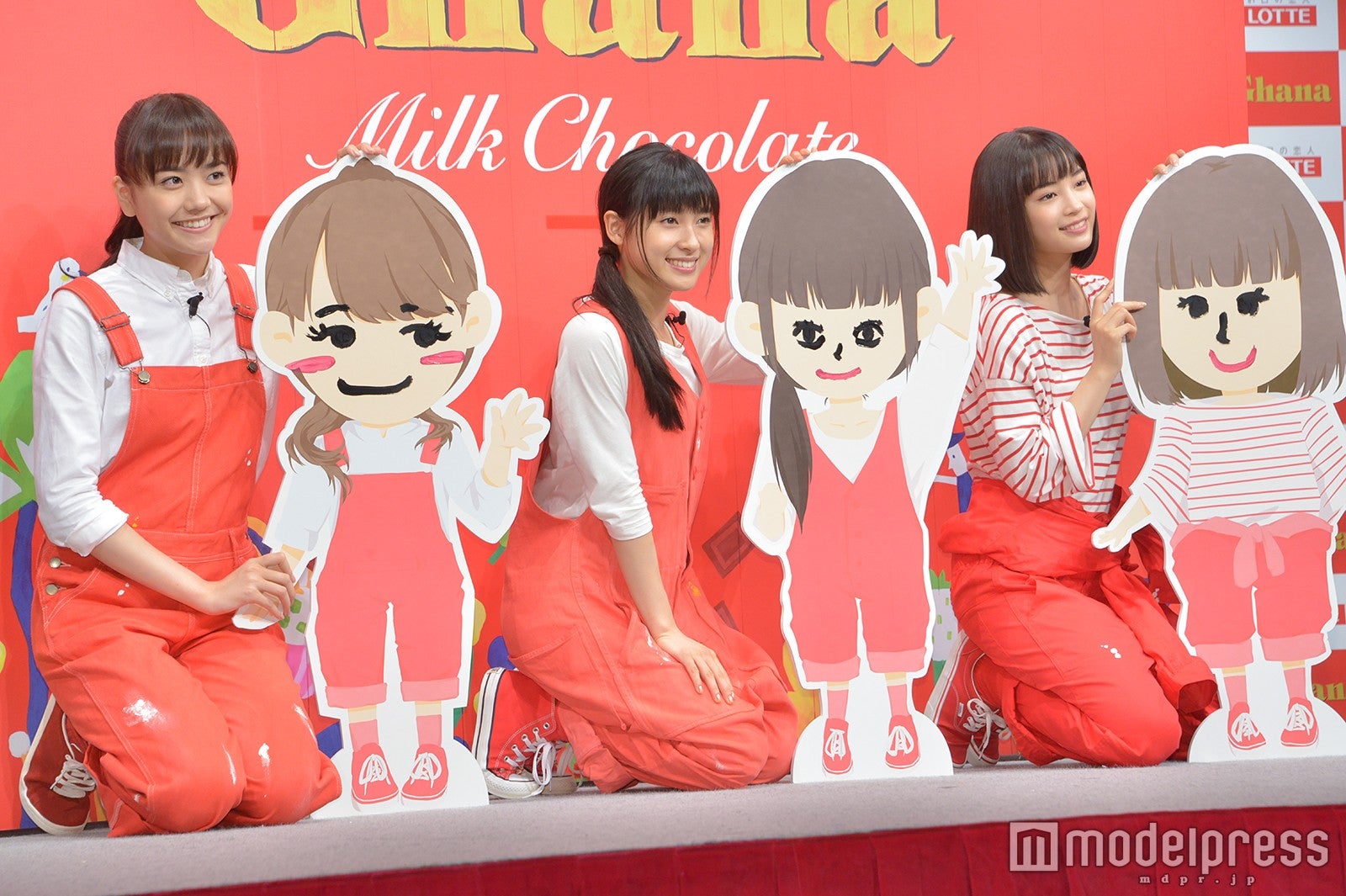 松井愛莉、土屋太鳳、広瀬すず （C）モデルプレス