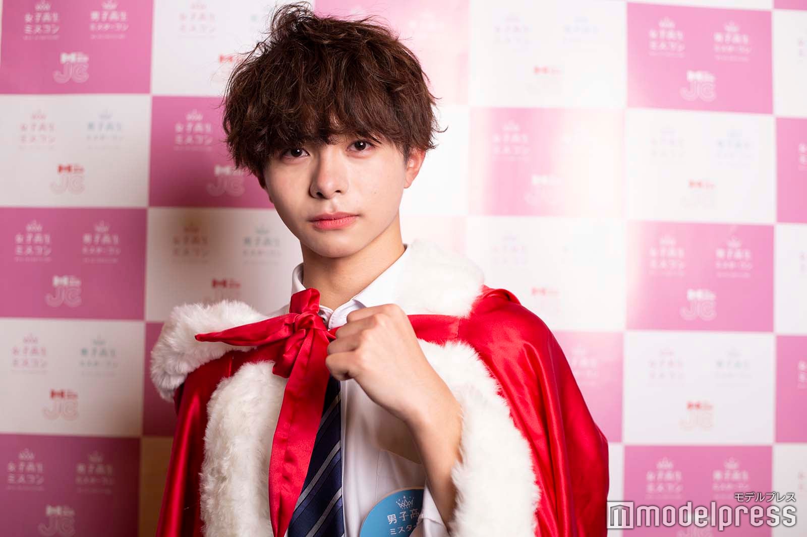 松本仁／男子高生ミスター出場時の様子（C）モデルプレス